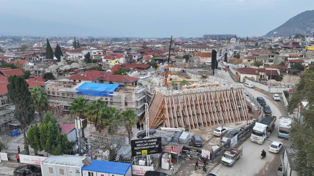 Depremin yıktığı Anadolu’nun ilk camisini Konya ayağa kaldırıyor 10